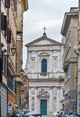 Fototapeta na wymiar Church San Giovanni dei Fiorentini, Rome, Italy