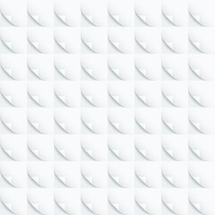 Fototapeta premium Vector paper cut abstract geometric background.