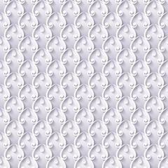 Vector paper cut geometric modern background.
