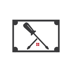 Service Tools vector icon illustration design template