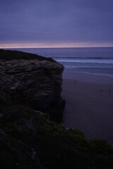 Beautiful Beach of the Cathedrals in Galicia. Lugo. Spain