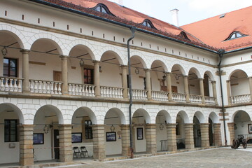 Fototapeta na wymiar Schloss in Niepolomice.