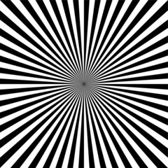Obraz premium Optical illusion, black and white design, vector