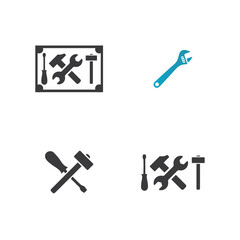 Service Tools vector icon illustration design template