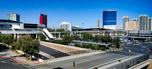 Las Vegas, Nevada, USA - 10 October 2019 at 11:16:21 AM: City view of Las vegas