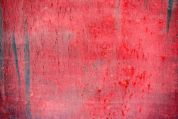 Rough red painted rusty metal surface, high resolution texture
