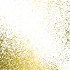 Golden texture on transparent background, vector