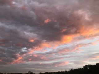 sunrise clouds