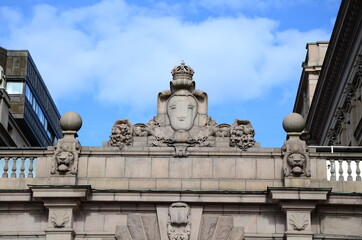 Obraz premium Building landmark in Stockholm, Sweden