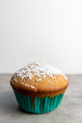 muffin on a white background