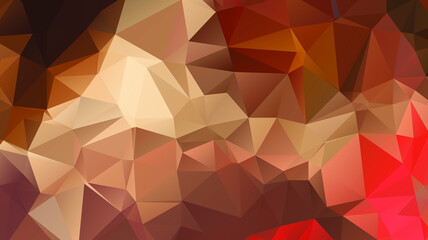 Light luxury Gold vector polygon abstract layout , Low Poly Background . vector blurry triangle texture. Brand new colorful illustration in with gradient. Brand new style for your business design.