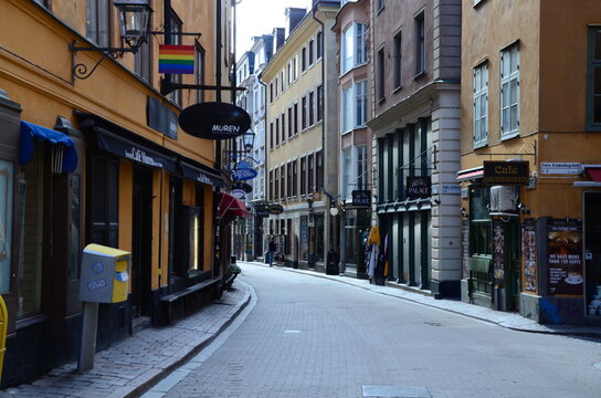 Building landmark in Stockholm, Sweden