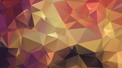 Light luxury Gold vector polygon abstract layout , Low Poly Background . vector blurry triangle texture. Brand new colorful illustration in with gradient. Brand new style for your business design.