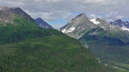 Fototapeta premium Summer glaciers in Alaska 