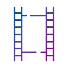 video tape record content gradient style icon