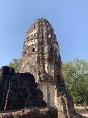 Temple du parc historique de Sukhothaï, Thaïlande