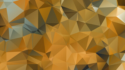 Light luxury Gold vector polygon abstract layout , Low Poly Background . vector blurry triangle texture. Brand new colorful illustration in with gradient. Brand new style for your business design.