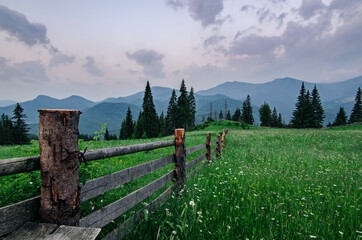 Fototapeta na wymiar Mountain summer landscape