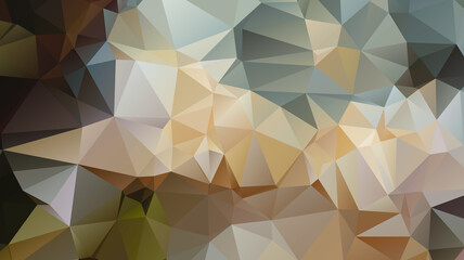 Light luxury Gold vector polygon abstract layout , Low Poly Background . vector blurry triangle texture. Brand new colorful illustration in with gradient. Brand new style for your business design.