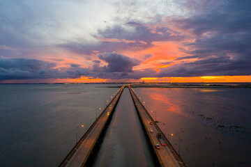 Sunset on Mobile Bay 