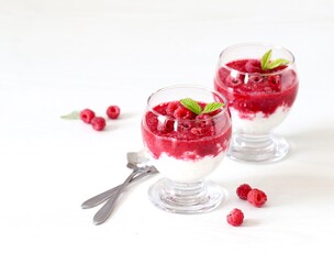 strawberry and yogurt