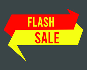 Amazing Vector Flash Sale Icon For Social Media