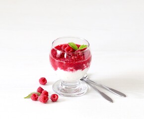 strawberry and yogurt
