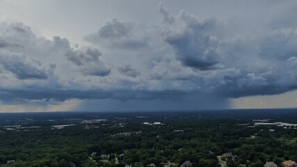 Summer storm over northern Georgia