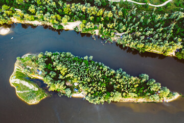 River in the meadows