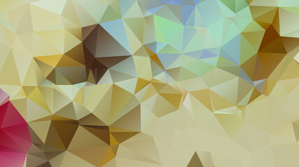 Light luxury Gold vector polygon abstract layout , Low Poly Background . vector blurry triangle texture. Brand new colorful illustration in with gradient. Brand new style for your business design.