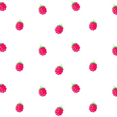 Raspberry vactor pattern. Berry texture