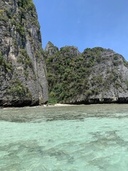 Lagon turquoise à Koh Phi Phi Leh, Thaïlande