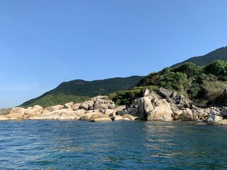 Littoral à Ko Pha Ngan, Thaïlande
