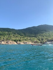 Littoral à Ko Pha Ngan, Thaïlande