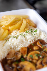 Proteínas, Carnes, Frango, Picanha, Filé, Frutos do Mar, Massas, Estrogonofe, Camarão, Risoto