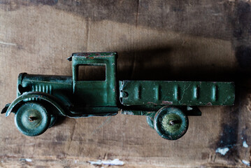 
model of a vintage truck from the second world war