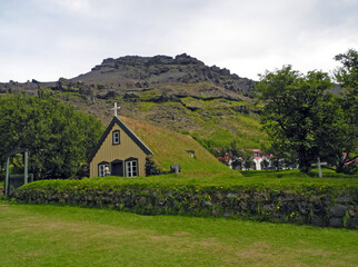 Kirche Hofskirkja, Island