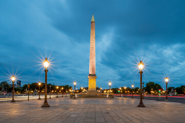 Fototapeta na wymiar Place de la Concorde à Paris