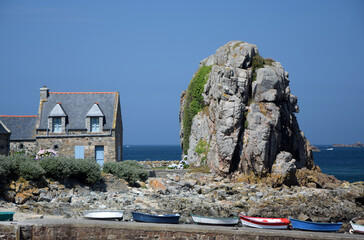 Küste bei Plougrescant, Bretagne