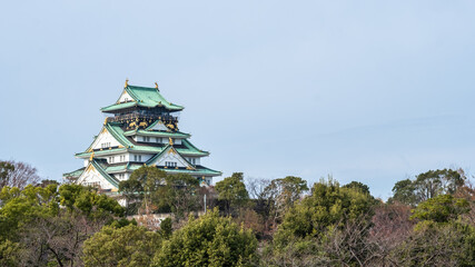 Osaka Temple, Toyotomi Hideyoshi, December 15, 2018, Osaka, Japan