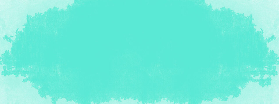 Aquamarine turquoise stone concrete paper texture background panorama banner long, with space for text