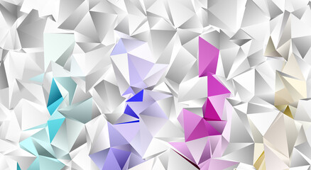 Obraz premium Abstract Low-Poly background. triangulated texture. Design 3d. Polygonal geometrical pattern. Triangular modern style