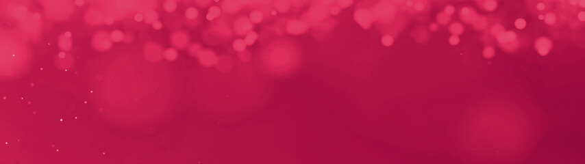 Pink magenta abstract celebration background banner panorama template texture with bokeh lights and...