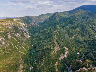Fototapeta na wymiar Rhodope Mountains near town of Asenovgrad, Bulgaria