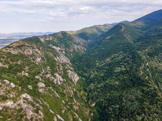 Fototapeta premium Rhodope Mountains near town of Asenovgrad, Bulgaria