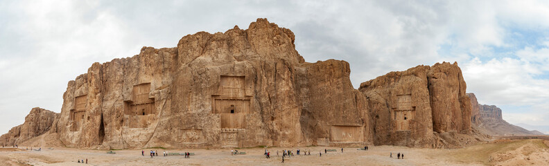 Naghshe Rustam a  mausoleum of Achaemenid  persian kings located Near Shiraz, Iran