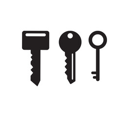Key icon vector logo design template