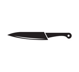 Knife icon vector logo design template