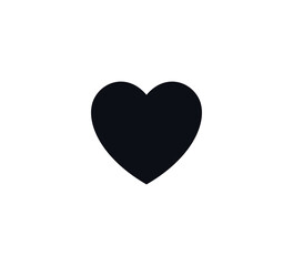 Heart icon vector logo design template