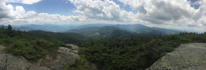 panoramic view of the mountains